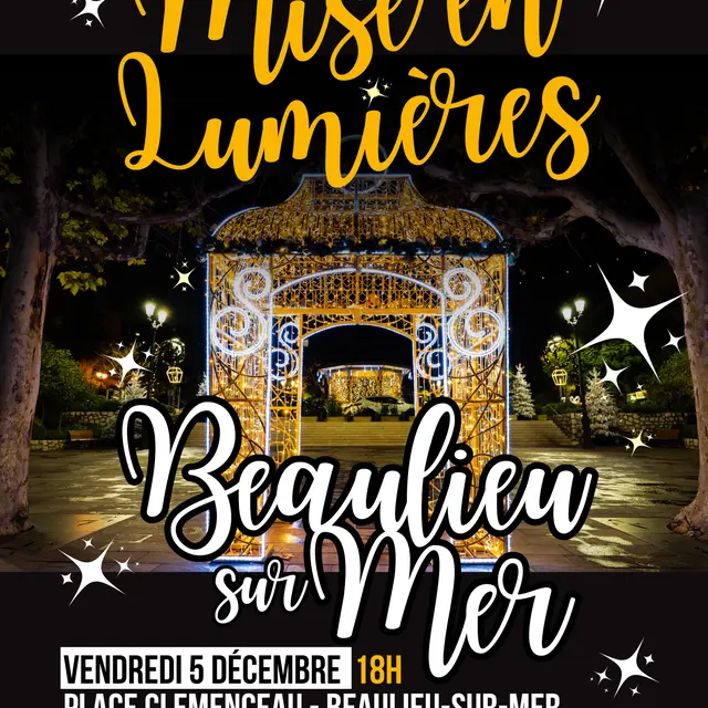 Cérémonie de mise en lumières de Beaulieu-sur-Mer_Beaulieu-sur-Mer