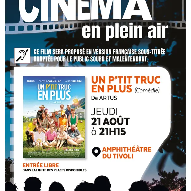 Cinéma en plein air - Un p'tit truc en plus_Le Cannet