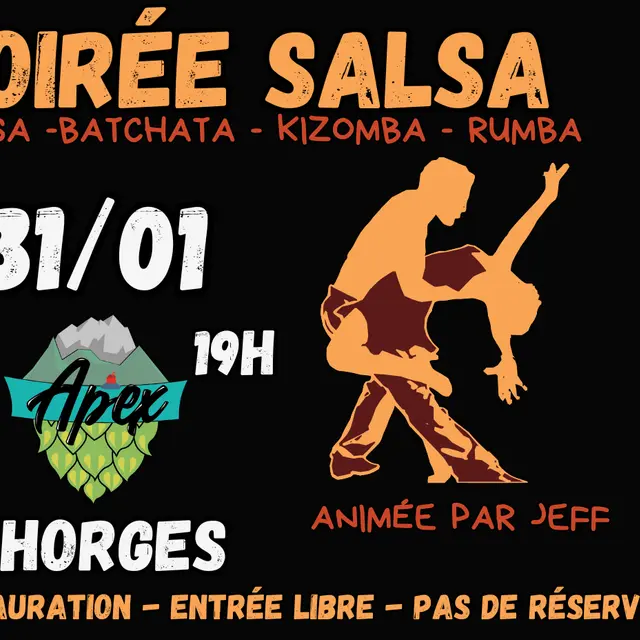 Soirée Salsa Apex CHORGES