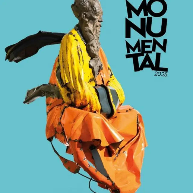 Affiche exposition Monumental 2025 Mougins