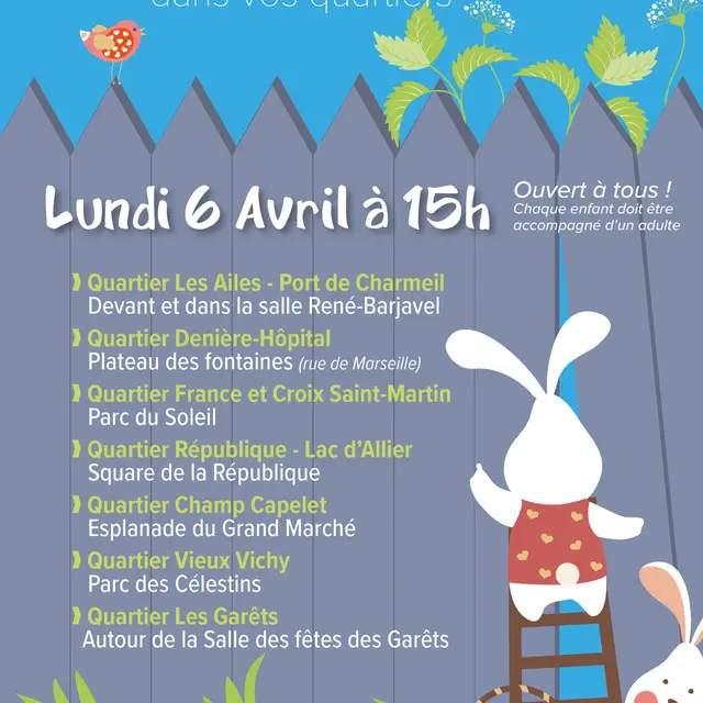 Chasse aux œufs des quartiers_Vichy