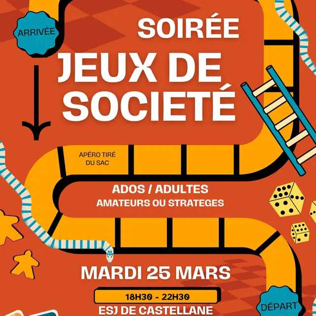 Nouvelle soirée jeux organisée par Les Ajt du Verdon !_Castellane