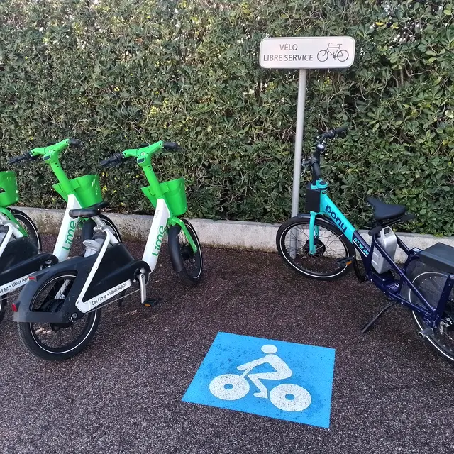 Vélos libre-service Lime & Pony - Villeneuve-Loubet