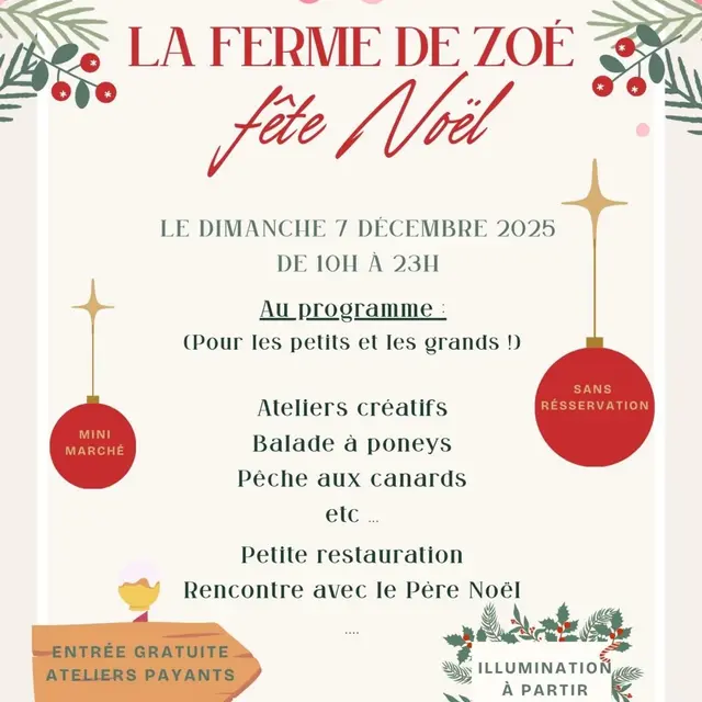 La Ferme de Zoé fête Noël_Valence
