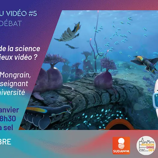 Les jeudis du jeu vidéo #5 - Fare de la science avec les jeux vidéos ?_Avignon