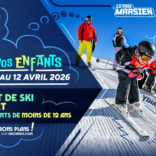 Orcières invite vos enfants 2026