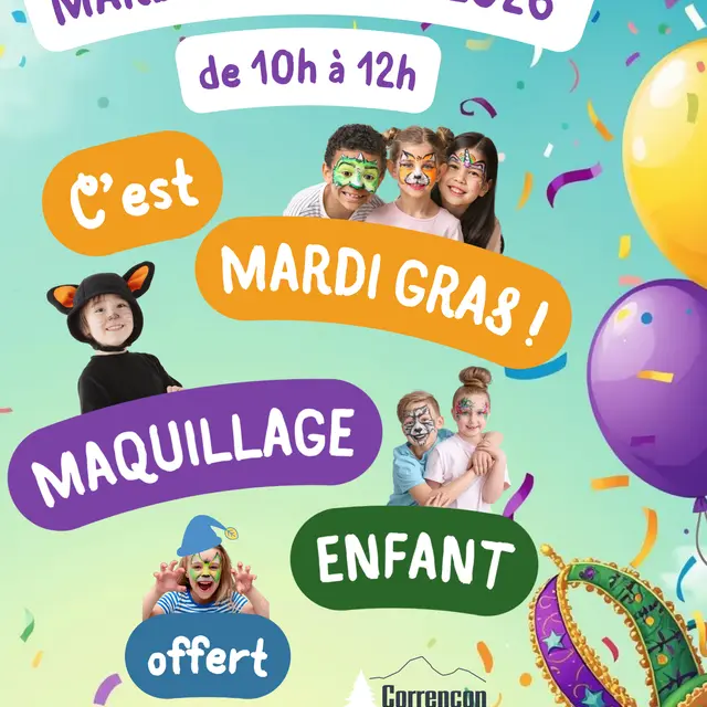Maquillage pour enfants, c'est le carnaval !_Corrençon-en-Vercors