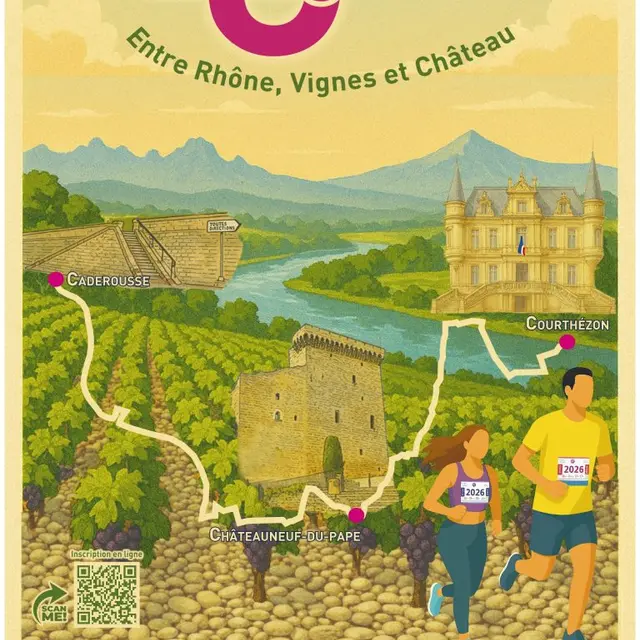 Entre Rhône, Vignes et Châteaux : Semi marathon des 3C_Caderousse