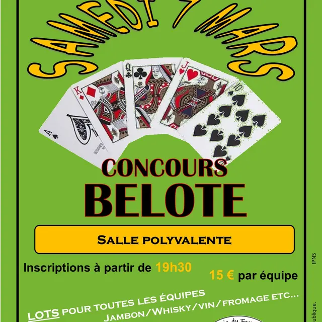Concours de belote_Vézac