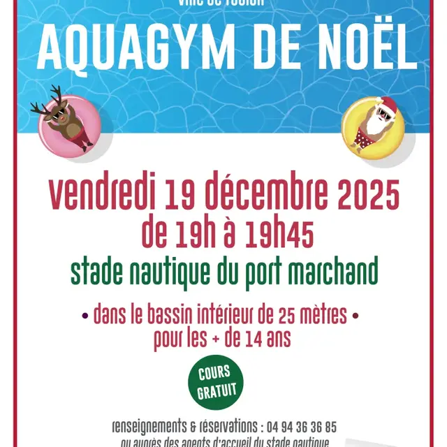 Aquagym de Noël_Toulon