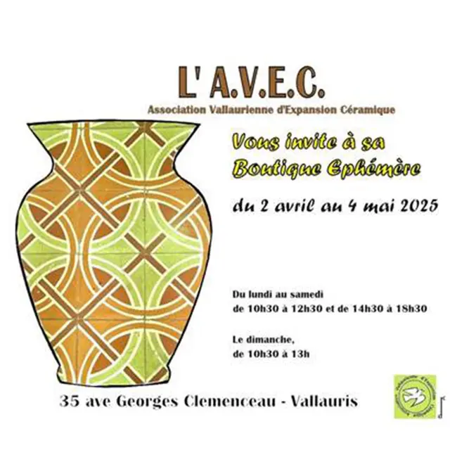 Boutique éphémère de l'A.V.E.C_Vallauris Golfe - Juan