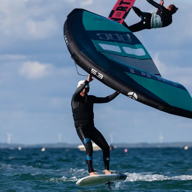 Wingfoil en mer