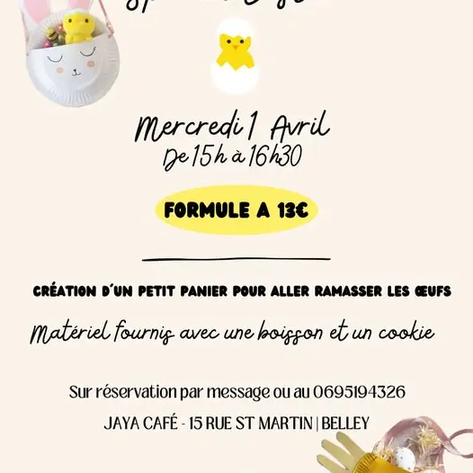 Atelier créatif spécial paques_Belley