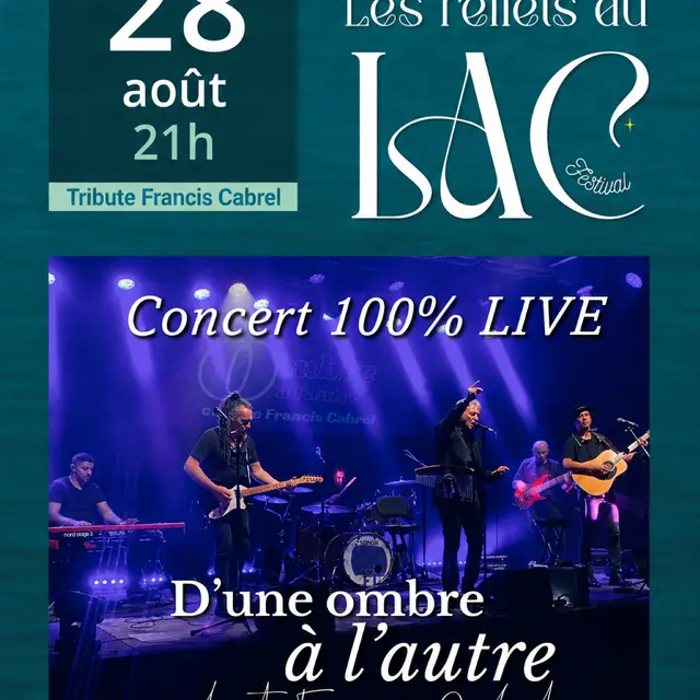 Festival les reflets du lac : Tribute to Cabrel_Breil-sur-Roya