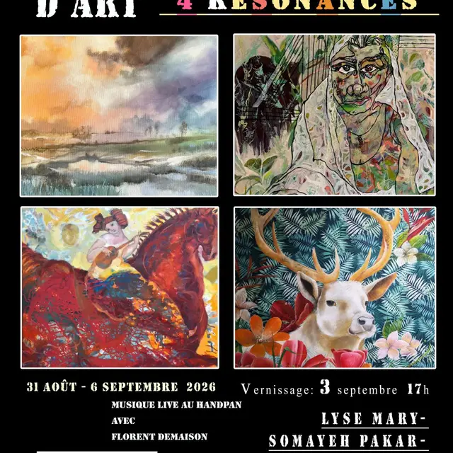 Exposition d'art : 4 résonances_Sevrier
