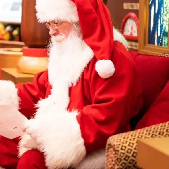 Rencontre avec le Père Noël à Champourcin_Digne-les-Bains