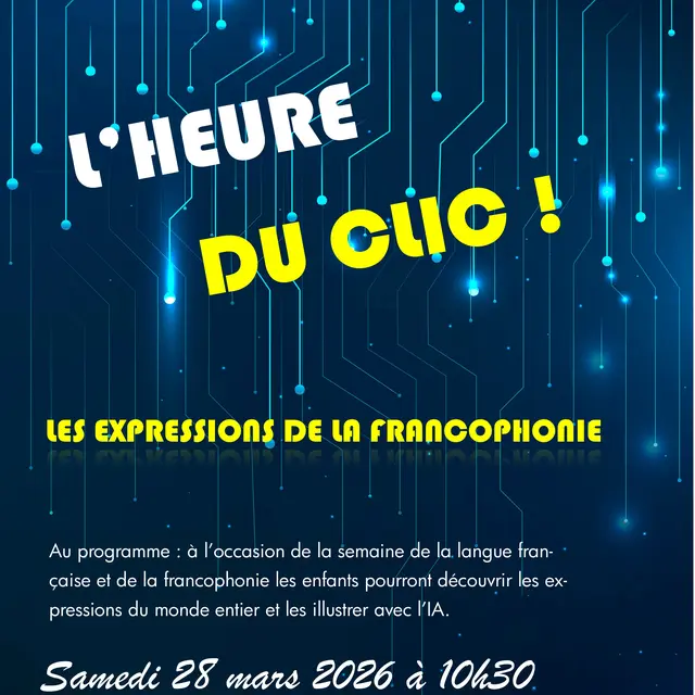 L'Heure du clic les expressions de la francophonie_Saint-Gervais-les-Bains