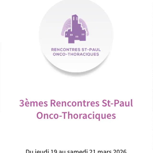 3èmes Rencontres St-Paul Onco-Thoraciques 2026_Nice