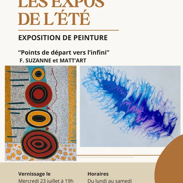 Exposition de peinture : F. Suzanne & Matt’Art_La Colle-sur-Loup