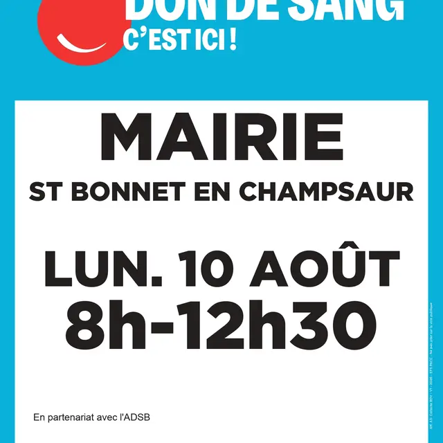 Don du sang_Saint-Bonnet-en-Champsaur