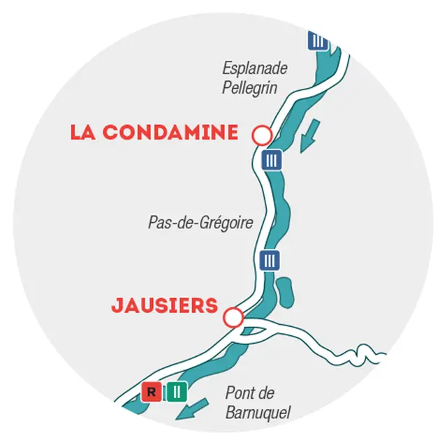 Parcours d'eau vive Haute-Ubaye