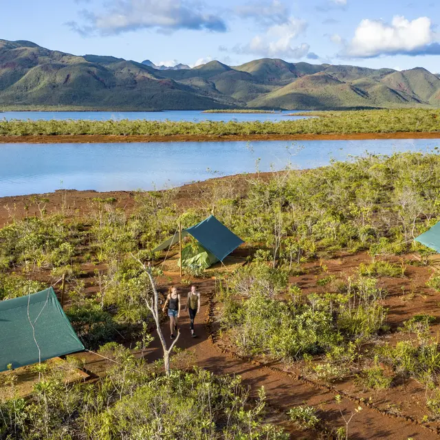 Camping à la confluence