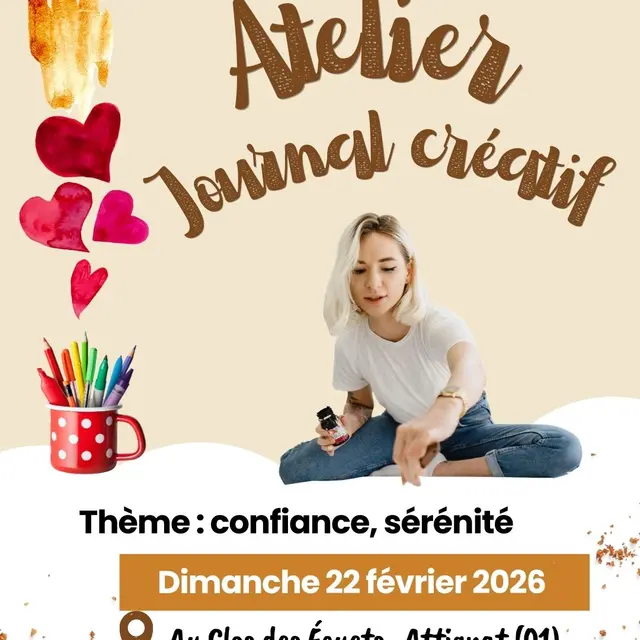 Atelier journal créatif : confiance et sérénité