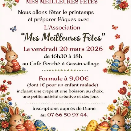 Gouter de pâques au Café Perché_Gassin