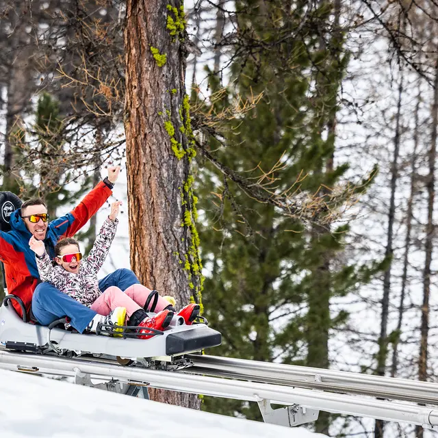 Luge sur rail du Caribou_Vars