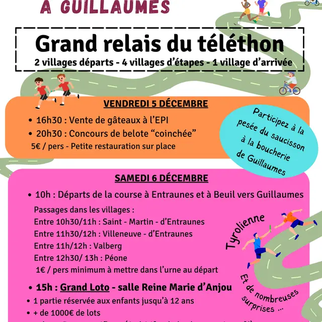 Téléthon 2025 - Guillaumes