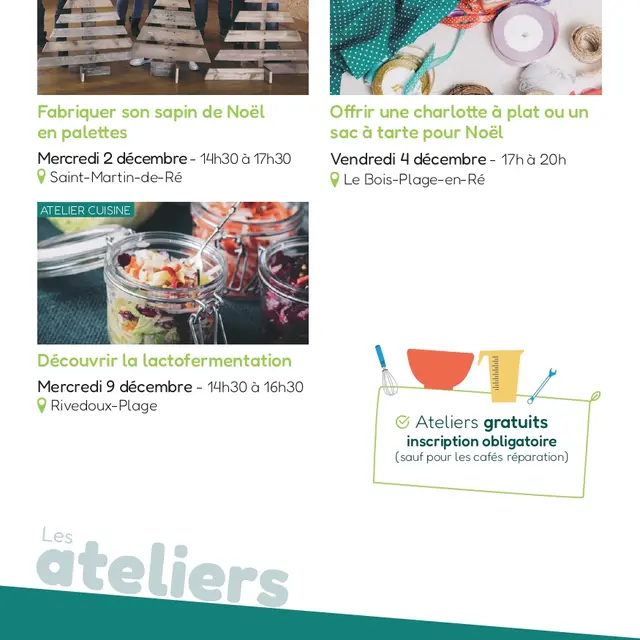 Découvrir la lactofermentation - Les ateliers CDC_Rivedoux-Plage
