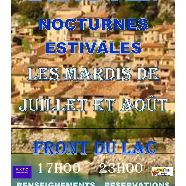 Marchés nocturnes_Bauduen