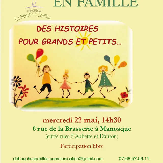 Affiche Contes en Famille 22 mai
