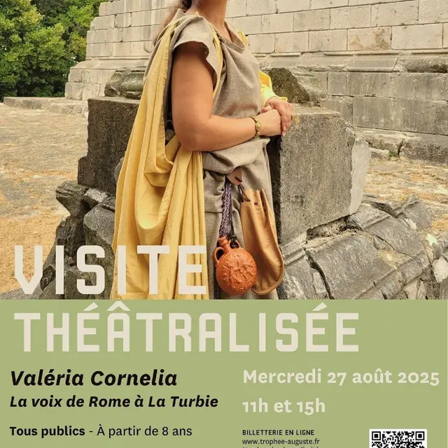 Visites théâtralisées : Valeria Cornelia, la voix de Rome à la Turbie