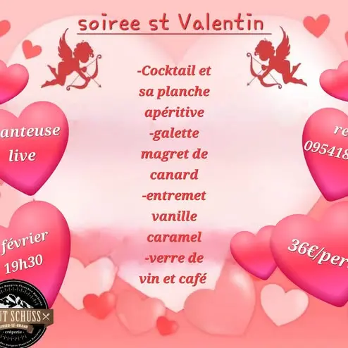 Soirée Saint Valentin au Tout Schuss_Virieu-le-Grand