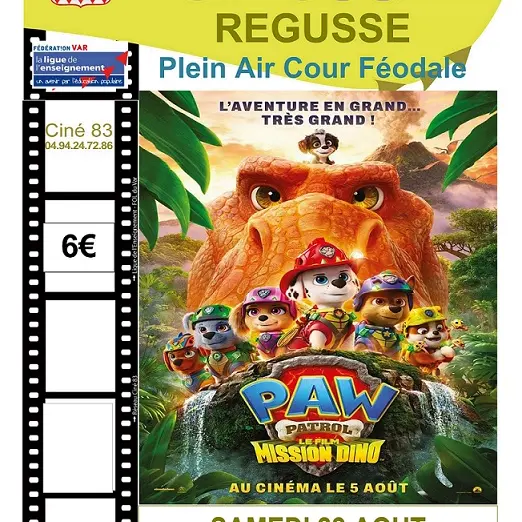 Séances de cinéma en plein air_Régusse