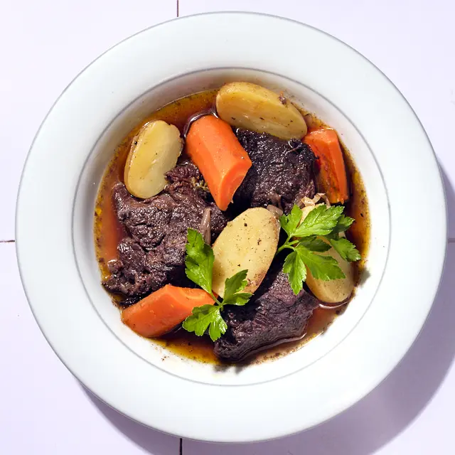 Plat au bistrot des Rosiers
