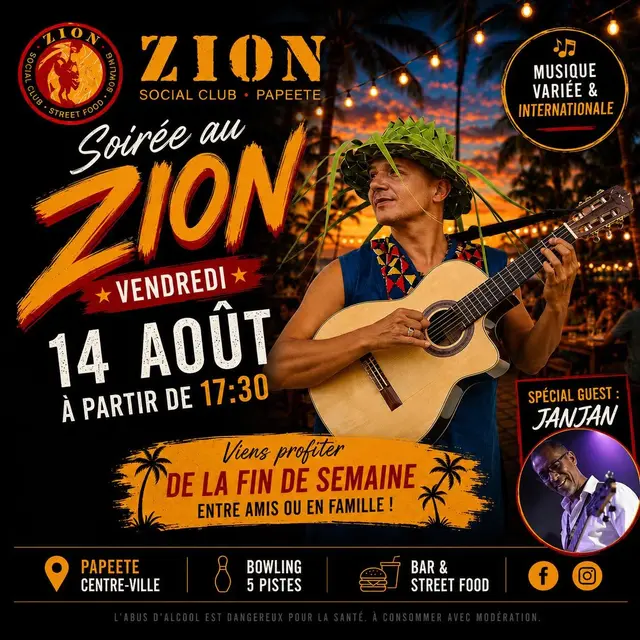 Greg Mahana & Janjan en concert au Zion_Papeete