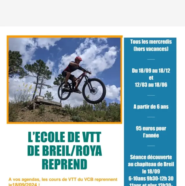 Ecole de VTT De Breil sur Royay
