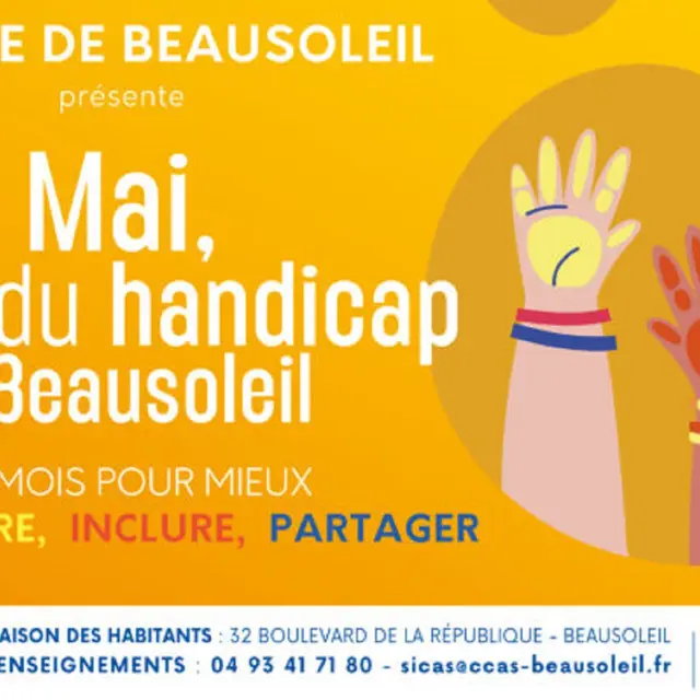 Mai, mois du handicap à Beausoleil_Beausoleil