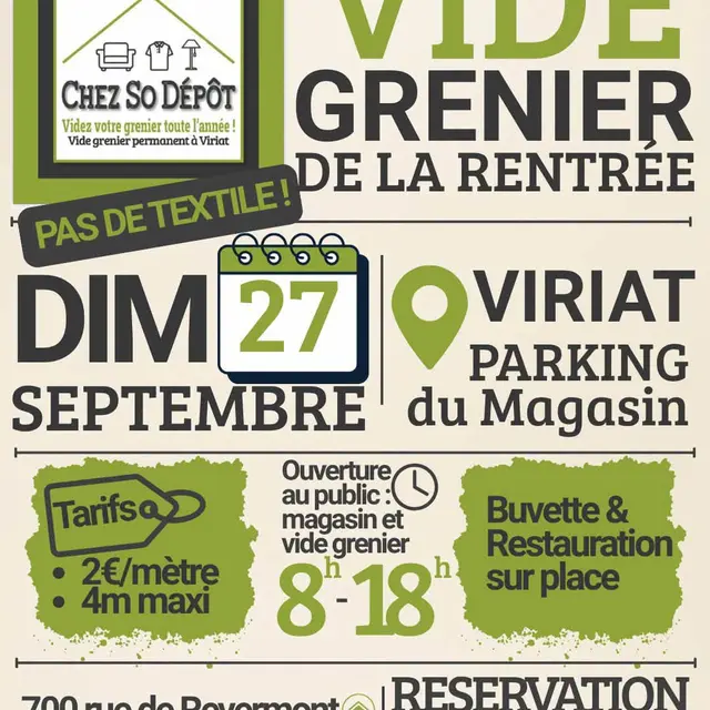 Vide-greniers de la rentrée_Viriat