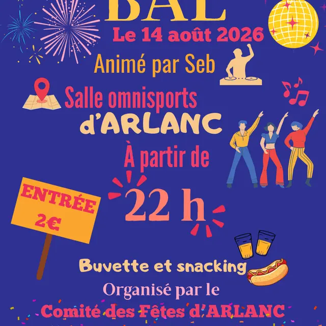 affiche du bal