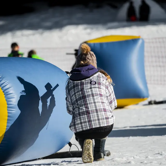 Laser game sur neige