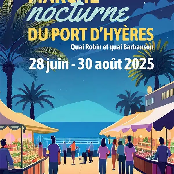 Marché nocturne du port d'Hyères_Hyères