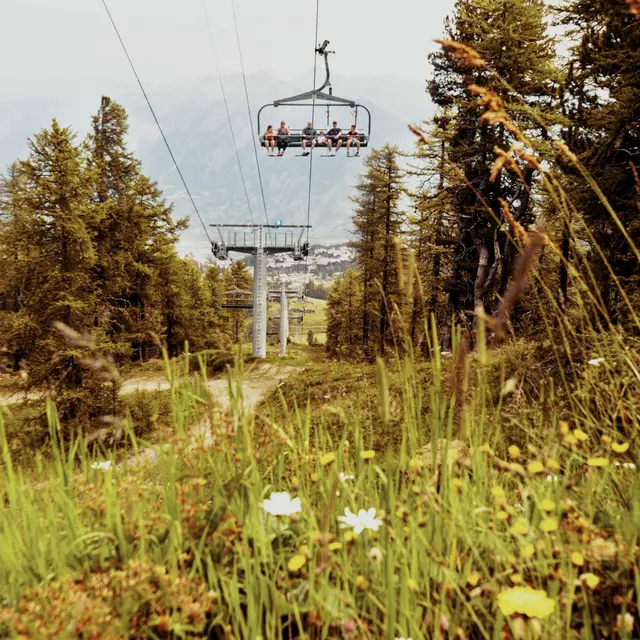 Remontées mécaniques à Risoul 1850 , ETE 2023