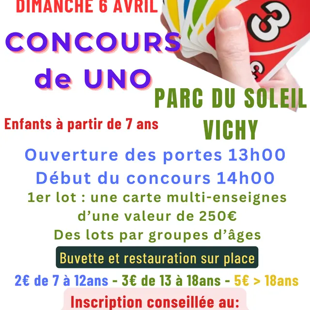affiche annonçant le concours