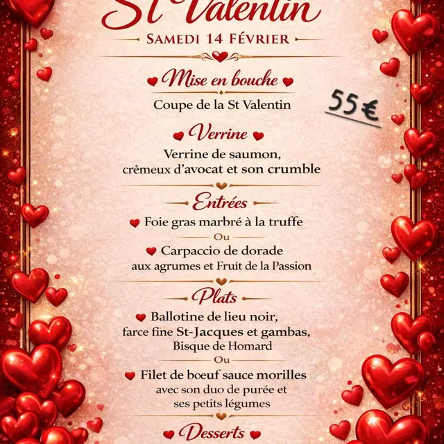 Soirée Saint-Valentin au Bistrot_Bagnols-en-Forêt