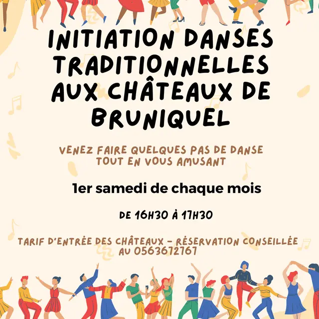 Initiation aux danses traditionnelles occitanes et médiévales_Bruniquel