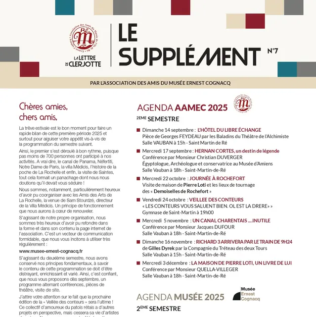 Lecture théâtralisée : Lettre à Louis Jouvet_Saint-Martin-de-Ré