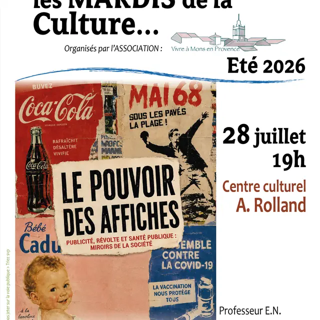 Les Mardis de la Culture - Le pouvoir des affiches_Mons